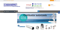 Desktop Screenshot of cabanero.es